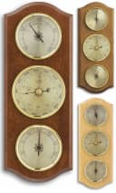 TFA Dostmann TFA 20.1000 Massivholz-Wetterstation Barometer Thermometer Hygrometer Bild 1