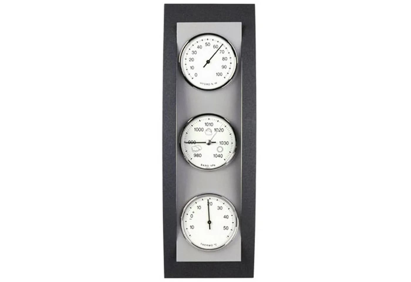 TFA Dostmann Wetterstation 20.1082 Analog Buche/Aluminium