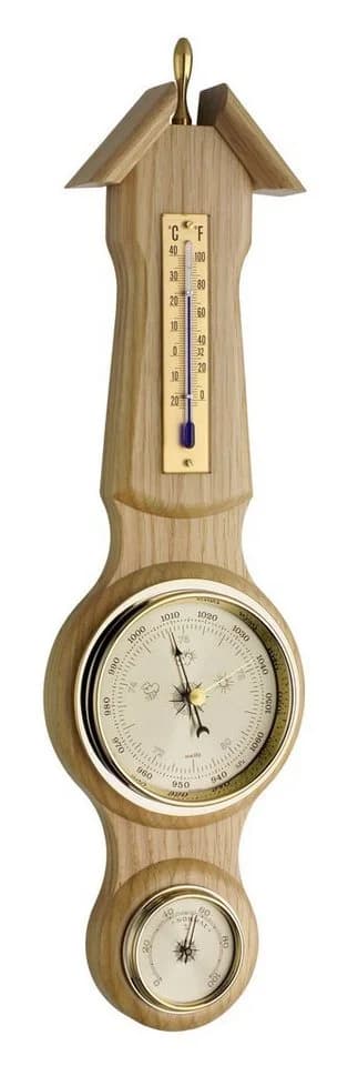 TFA Dostmann TFA 20.1040 Analoge Wetterstation aus Massivholz