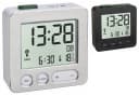 TFA Dostmann Funkwecker Digital mit Innentemperatur und Snooze Schwarz/Silber Bild 1