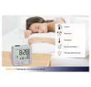 TFA Dostmann Funkwecker Digital mit Innentemperatur und Snooze Schwarz/Silber Bild 2