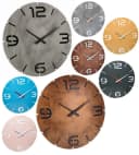 TFA Dostmann Funk-Wanduhr Contour Rosa/Weiss Bild 1