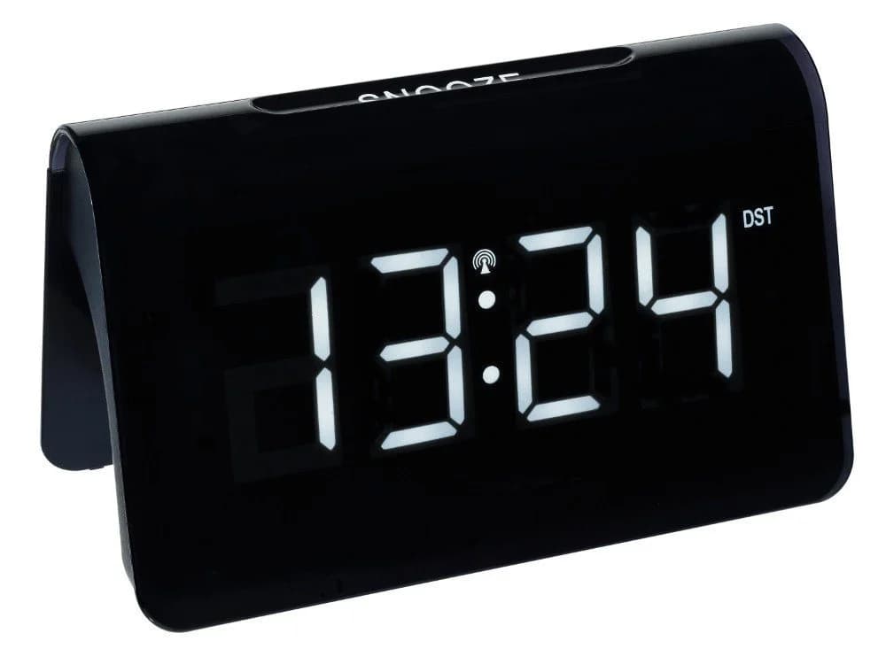 TFA Dostmann Funkwecker ICON digital schwarz LED Leuchtziffern - Bild 3