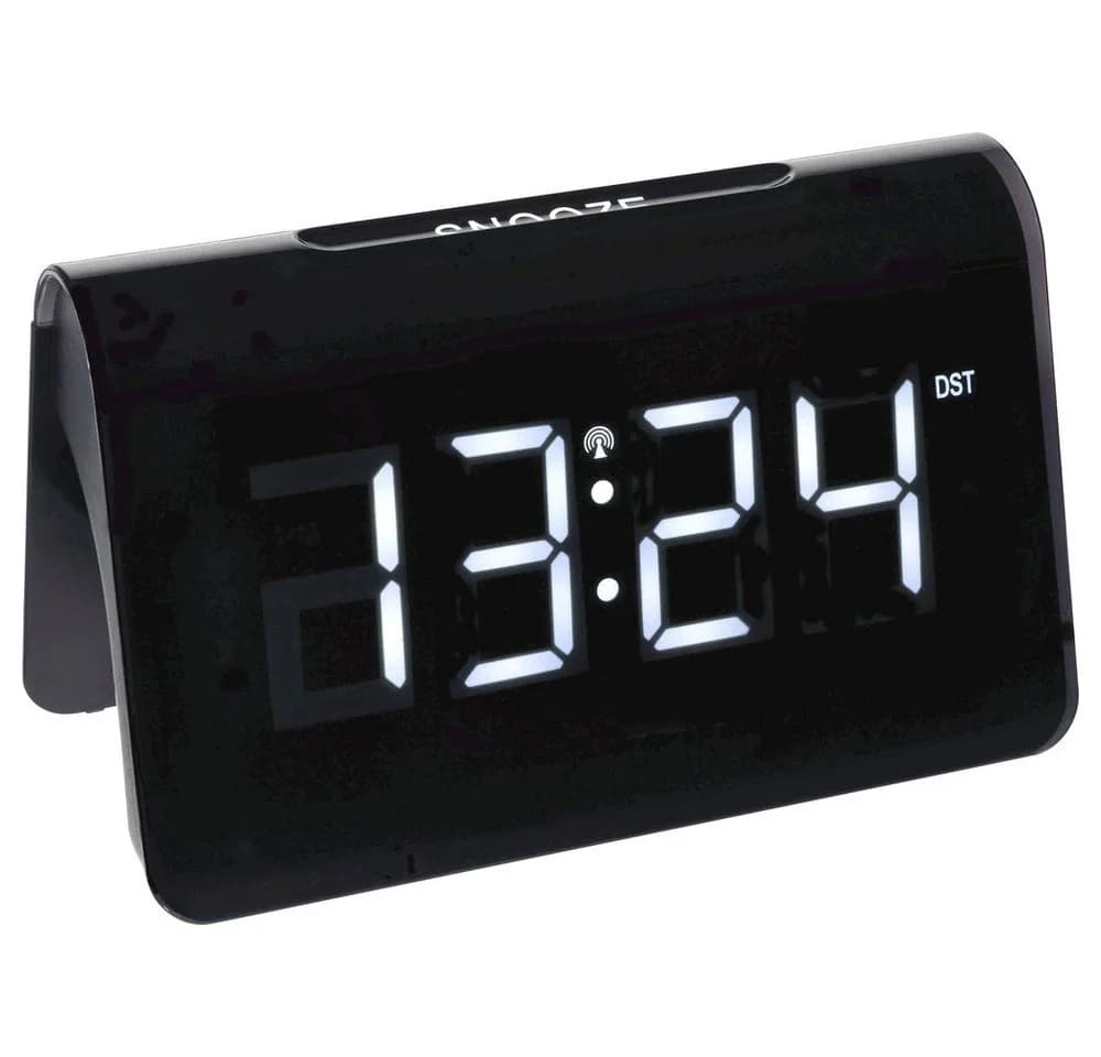 TFA Dostmann Funkwecker ICON digital schwarz LED Leuchtziffern - Bild 4