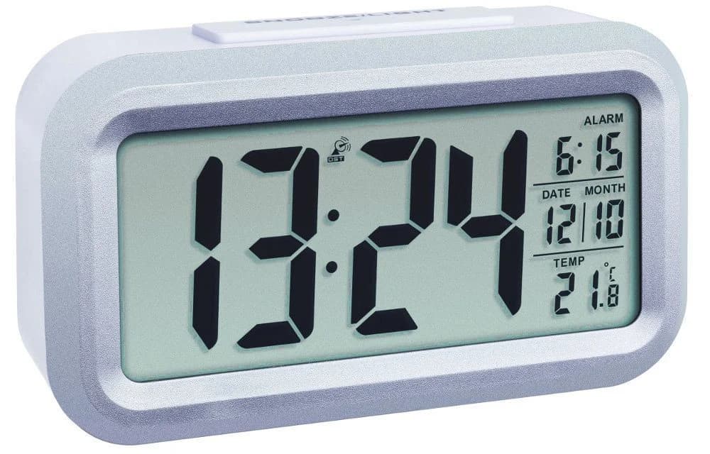 TFA Dostmann Funkwecker Lumio Plus Schwarz Silber mit Temperaturanzeige - Bild 5