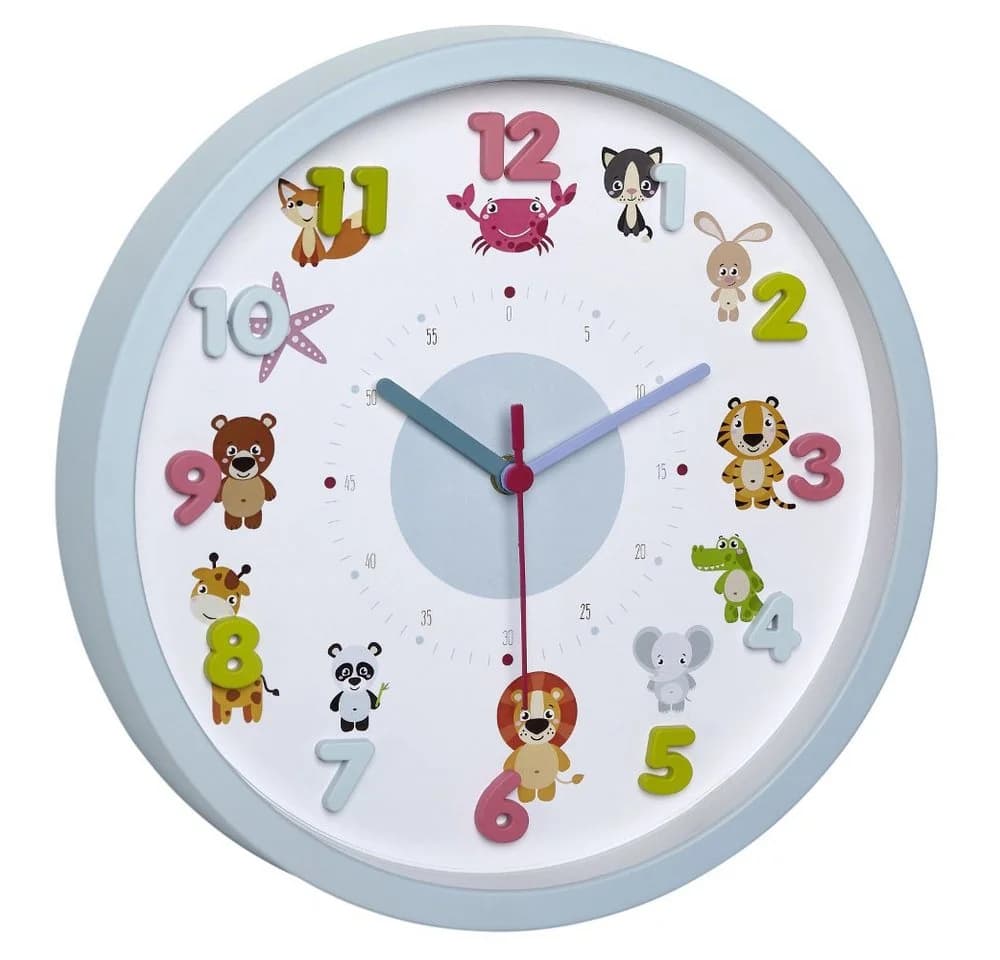 TFA Dostmann Wanduhr für Kinder mit Monster- und Tier-Motiven - Bild 2