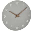 TFA Dostmann Wanduhr Analog Grau Walnuss-Holz Optike Bild 2