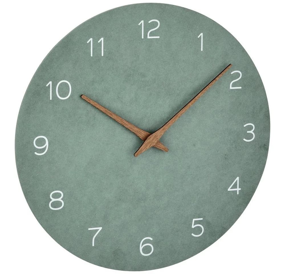 TFA Dostmann Wanduhr Analog Holz-Optik Leises Sweep-Uhrwerk - Bild 2