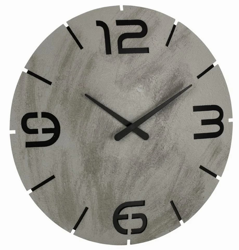 TFA Dostmann Funk-Wanduhr Contour Grau/Schwarz/Weiß - Bild 2