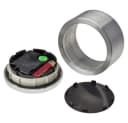 TFA Dostmann Tischuhr CAMINO Aluminium Silber Quarz Bild 4