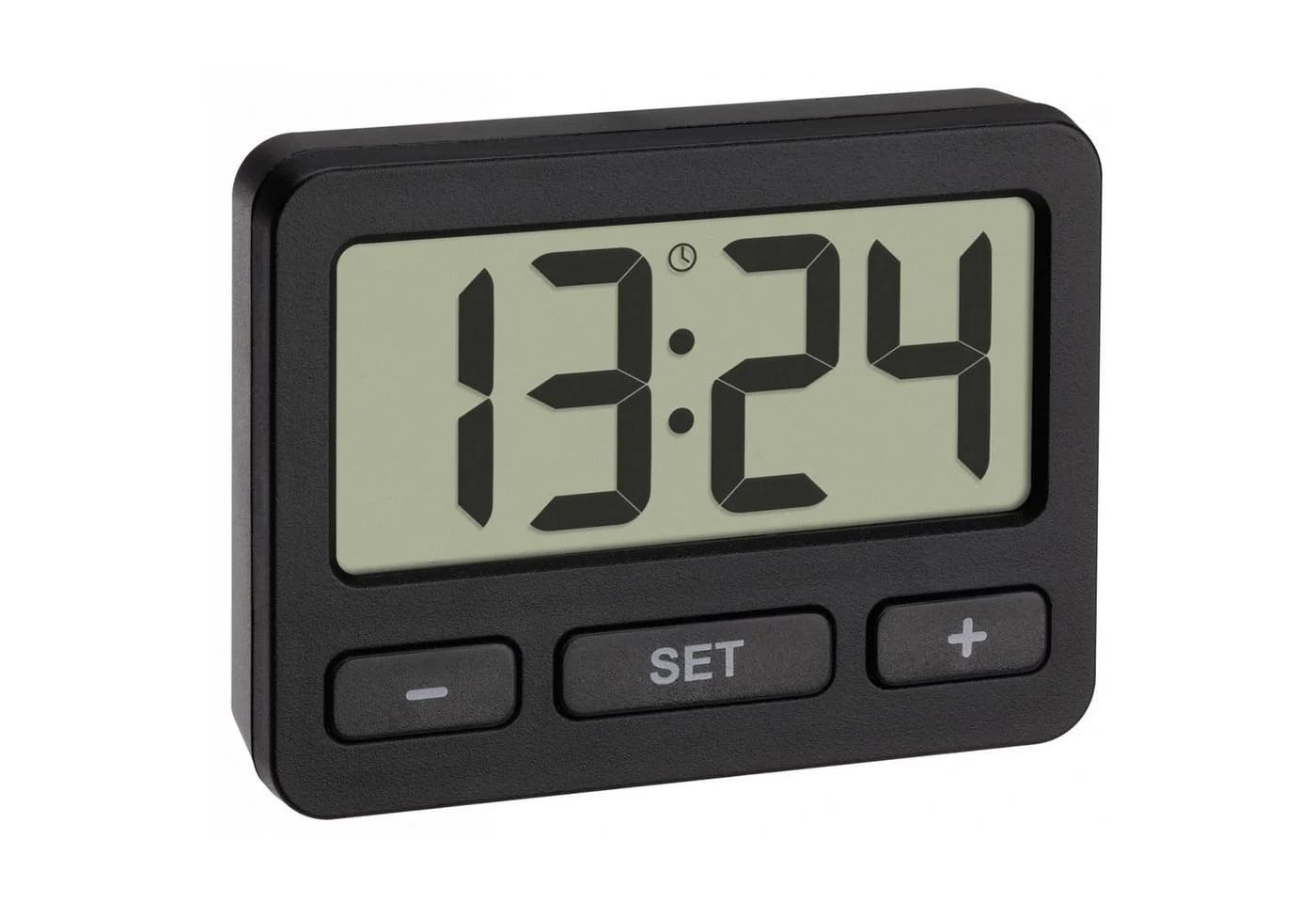 TFA Dostmann Tischuhr Quarz-Uhr 60.2035.01 mit Gummibeschichtung - Bild 2