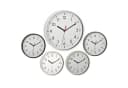 TFA Dostmann Funk-Wanduhr Grau Klassisch 245 mm Bild 1