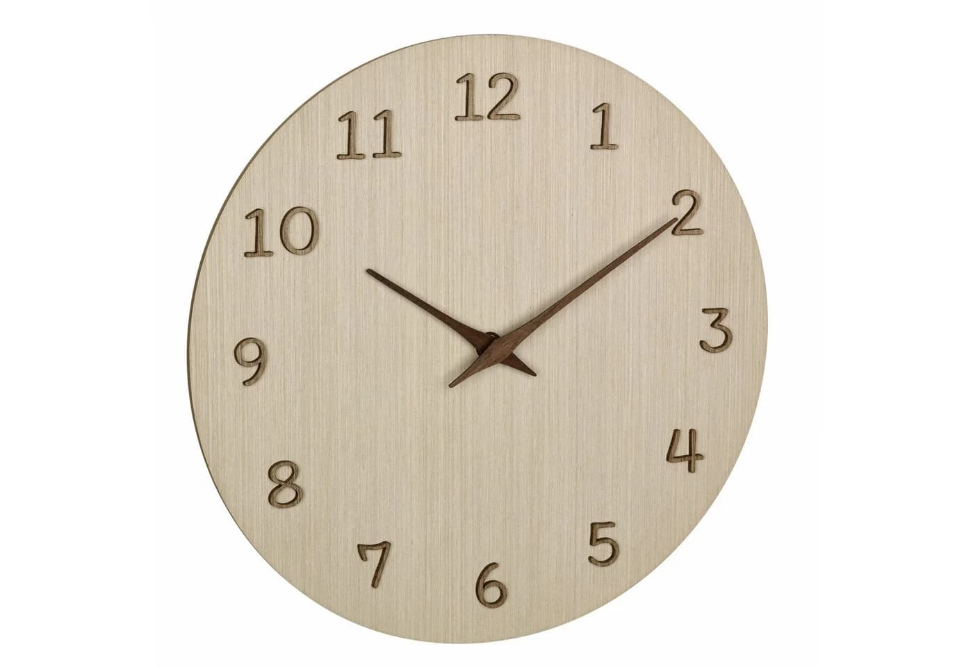 TFA Dostmann Wanduhr analog Holz 298mm 3D-Ziffern - Bild 2