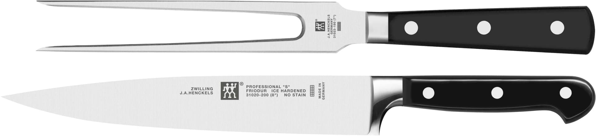 Zwilling Pro Messer-Set Silber Edelstahl 18/10