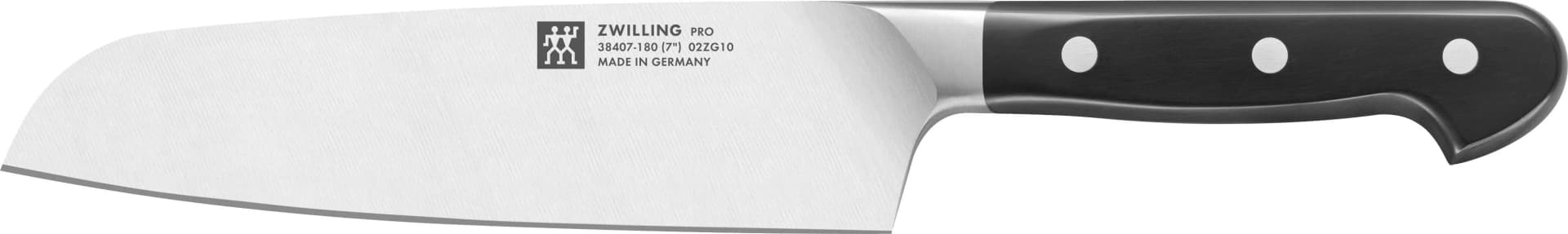 Santokumesser ZWILLING Pro Schwarz 18 cm Spezialklingenstahl