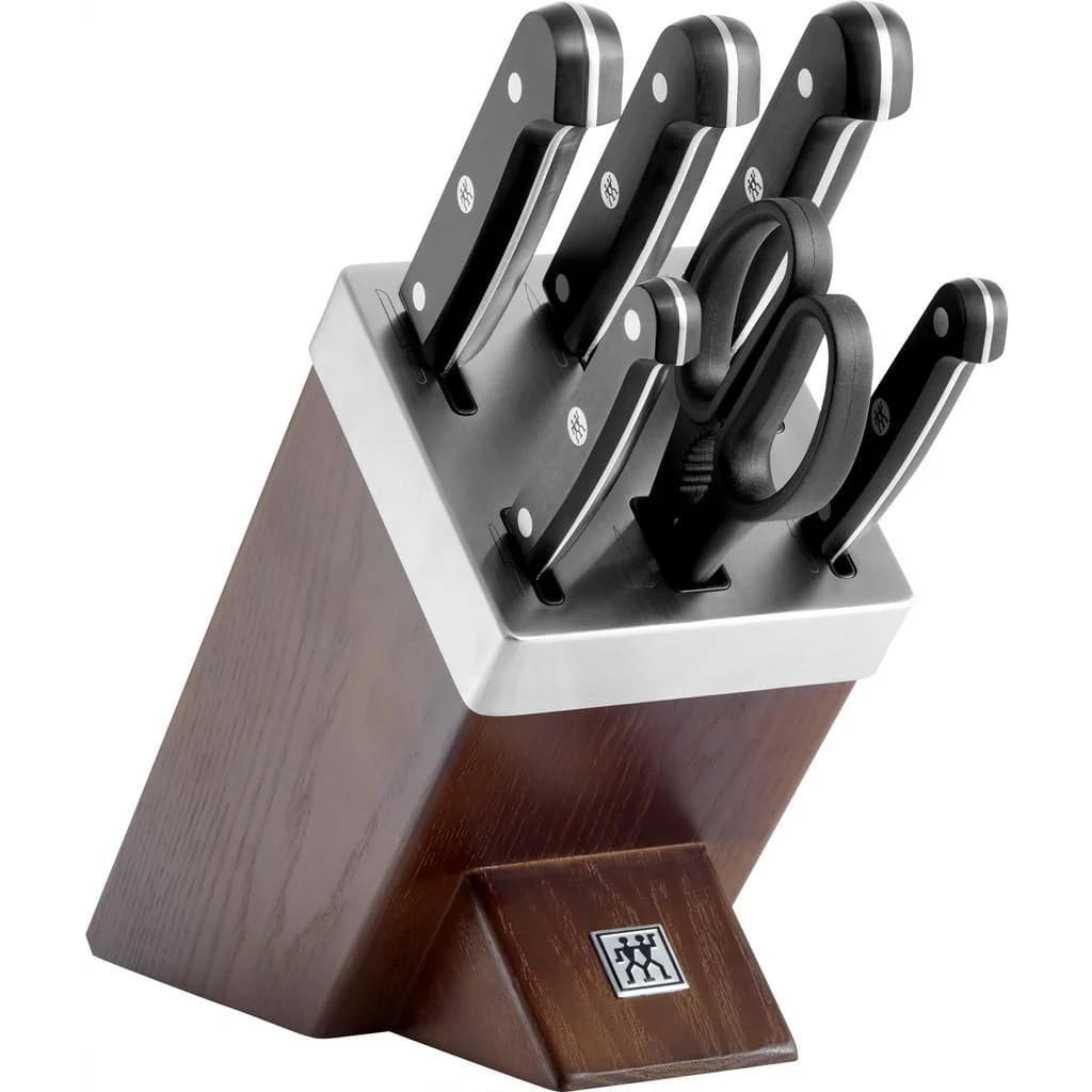 Zwilling Messerblock Gourmet Esche 7-teilig Küchenmesser