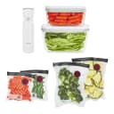 Zwilling Fresh & Save Vakuum Starter Set Weiß/Grau Glas/Kunststoff Bild 2