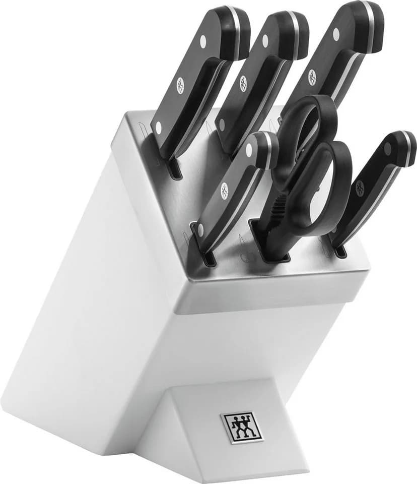 ZWILLING Gourmet Messerblock Weiß 7-tlg selbstschärfend - Bild 2
