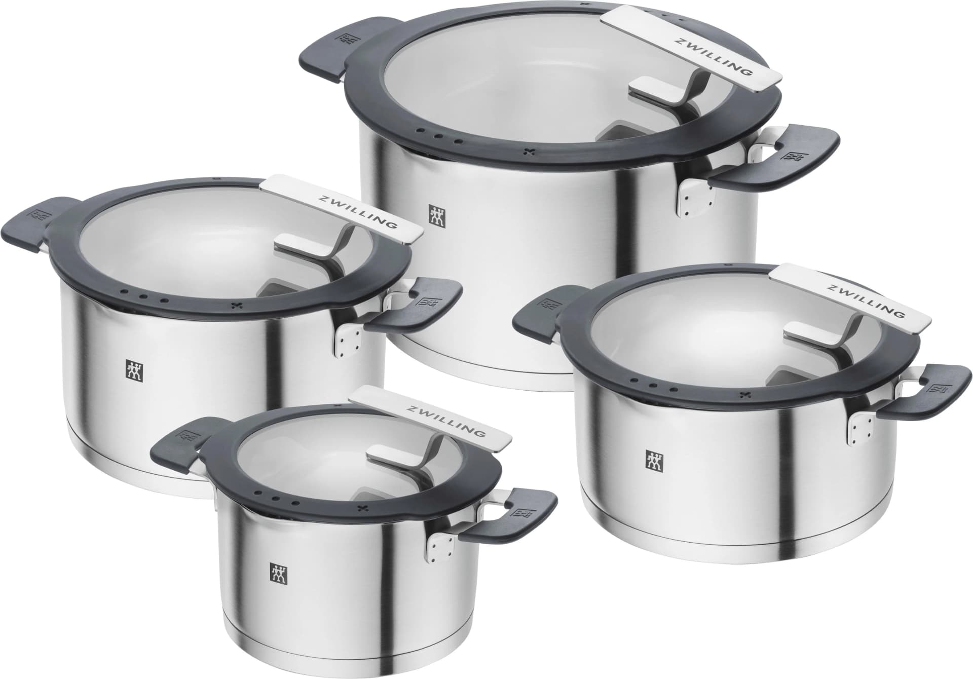 ZWILLING Simplify Topf-Set 4-tlg. 18/10 Edelstahl Silber