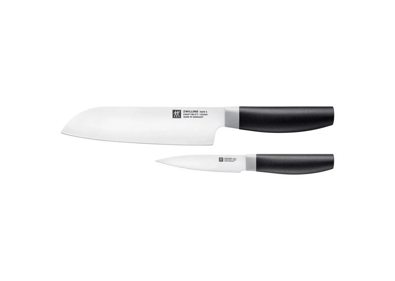 ZWILLING Now S Messerset 2-tlg. Schwarz Santoku & Spickmesser