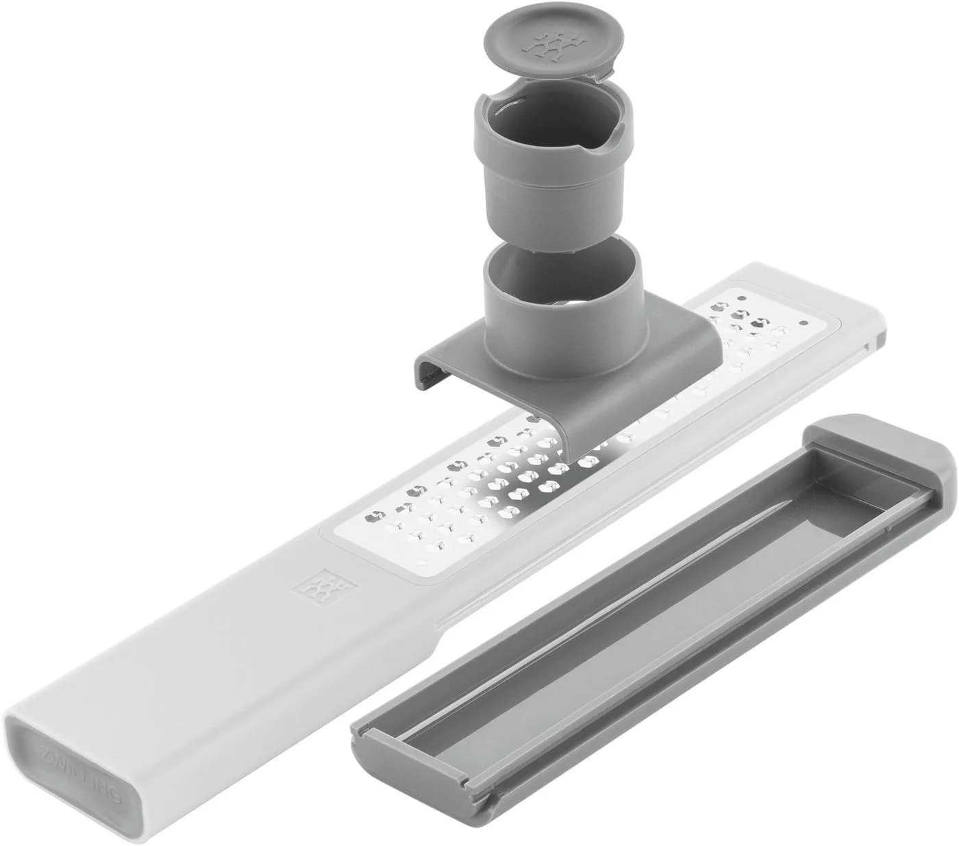 Zwilling Küchenreibe Feinreibe Zwei-Wege-Reibtechnologie Grau Edelstahl 18/10 - Bild 4