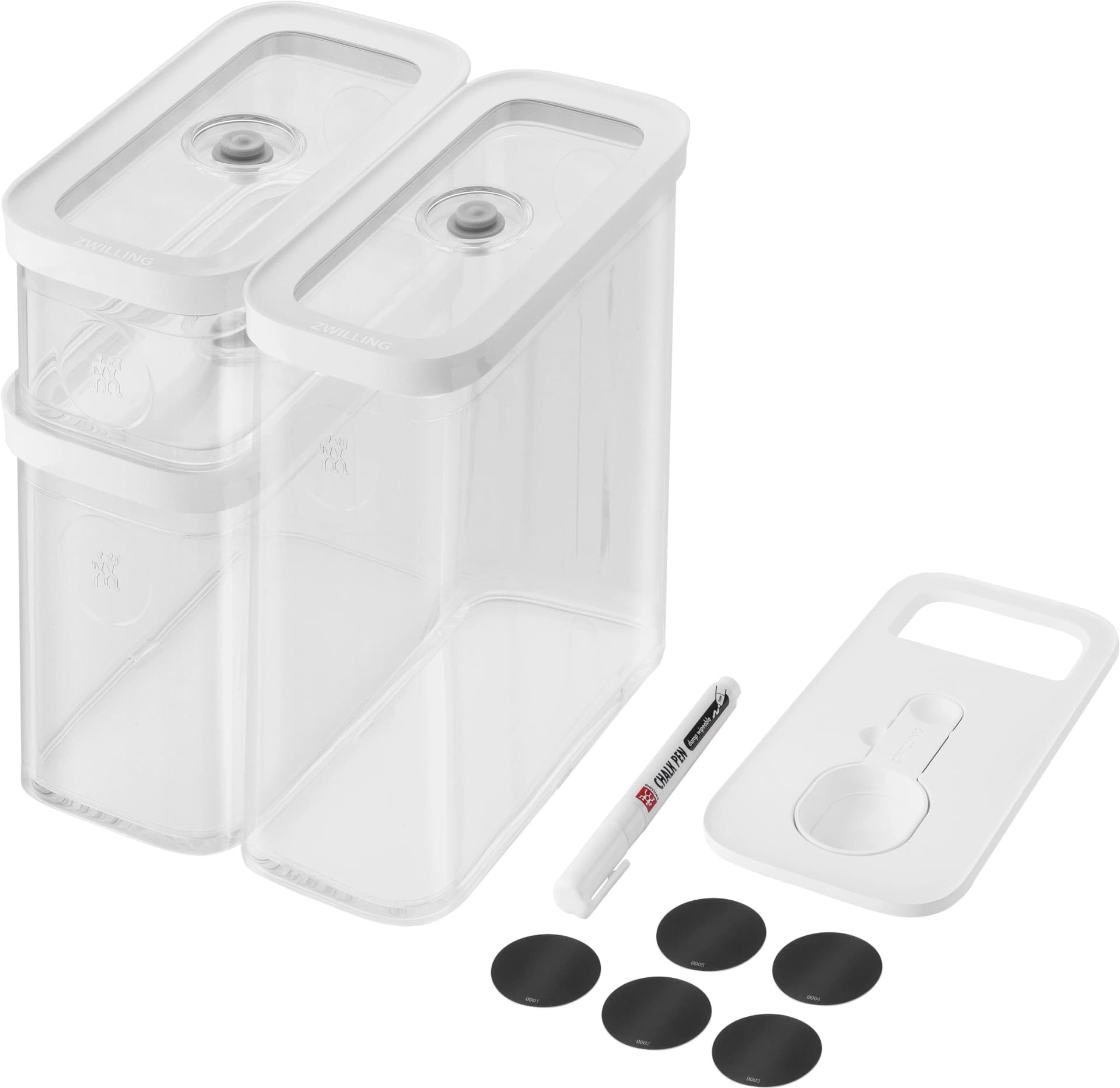 Vakuumbehälter ZWILLING CUBE Set M Modular Stapelbar