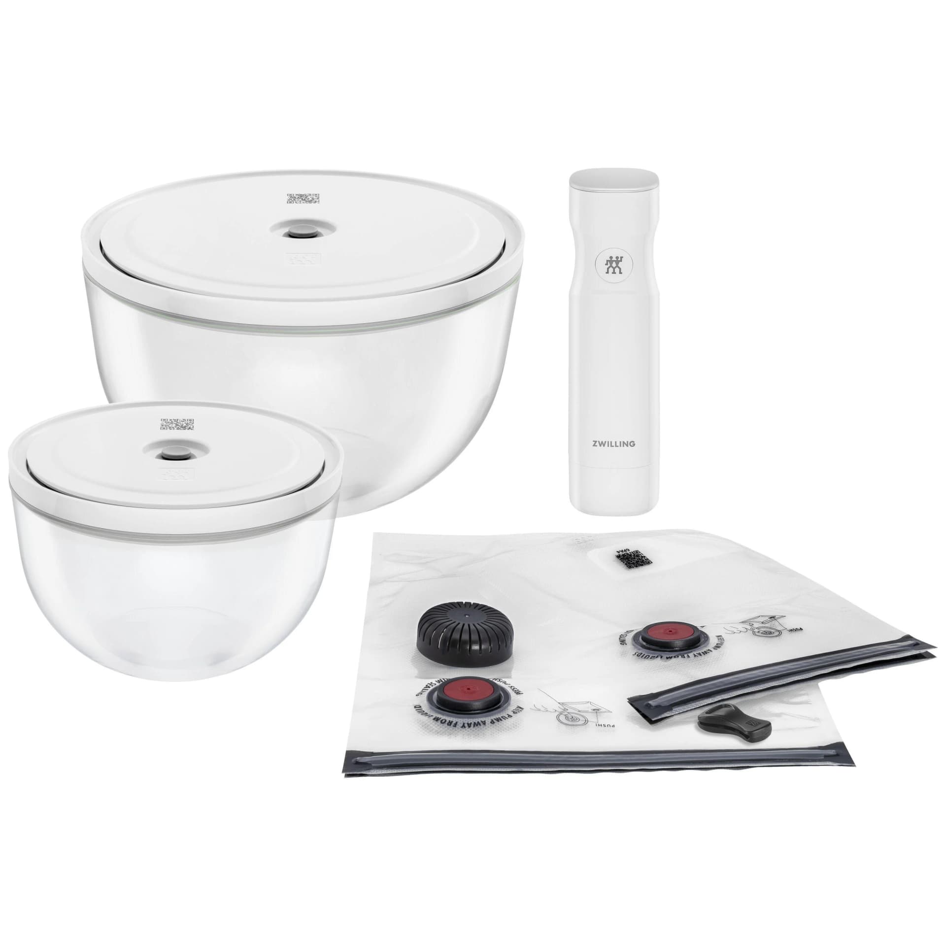 Zwilling Fresh & Save BOWLS Aufbewahrungssystem Vakuum-Set Glas - Bild 2