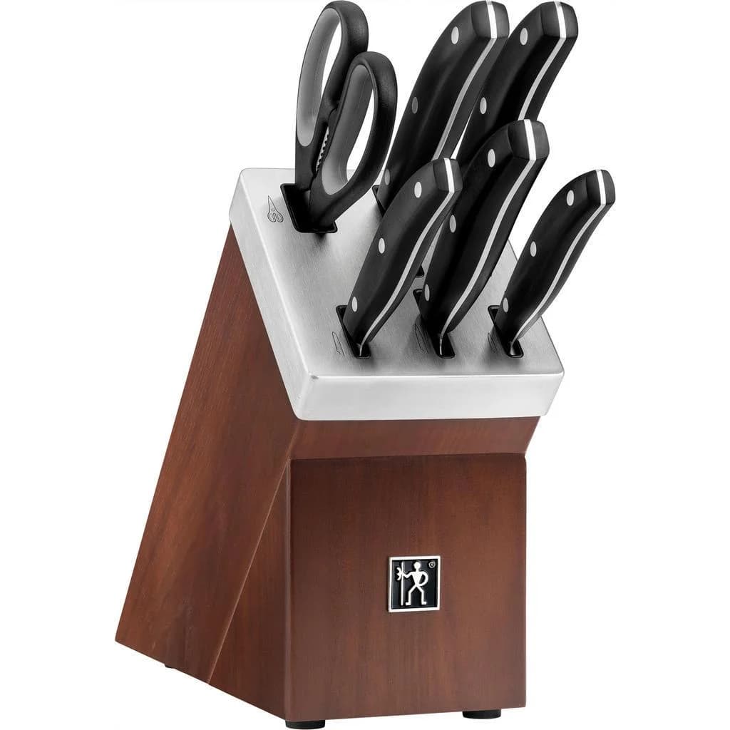 Henckels by Zwilling Messerblock 7-teilig Braun Schwarz Küchenmesser