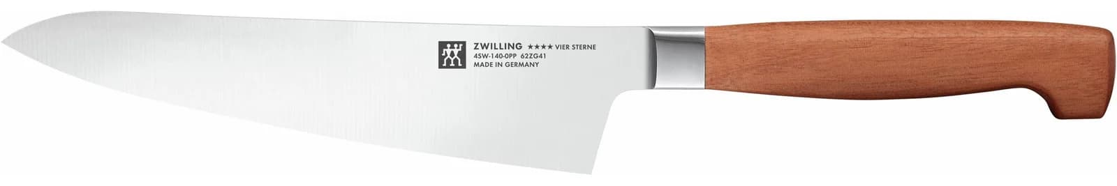 ZWILLING VIER STERNE Kochmesser Compact 14 cm Kotibé Braun
