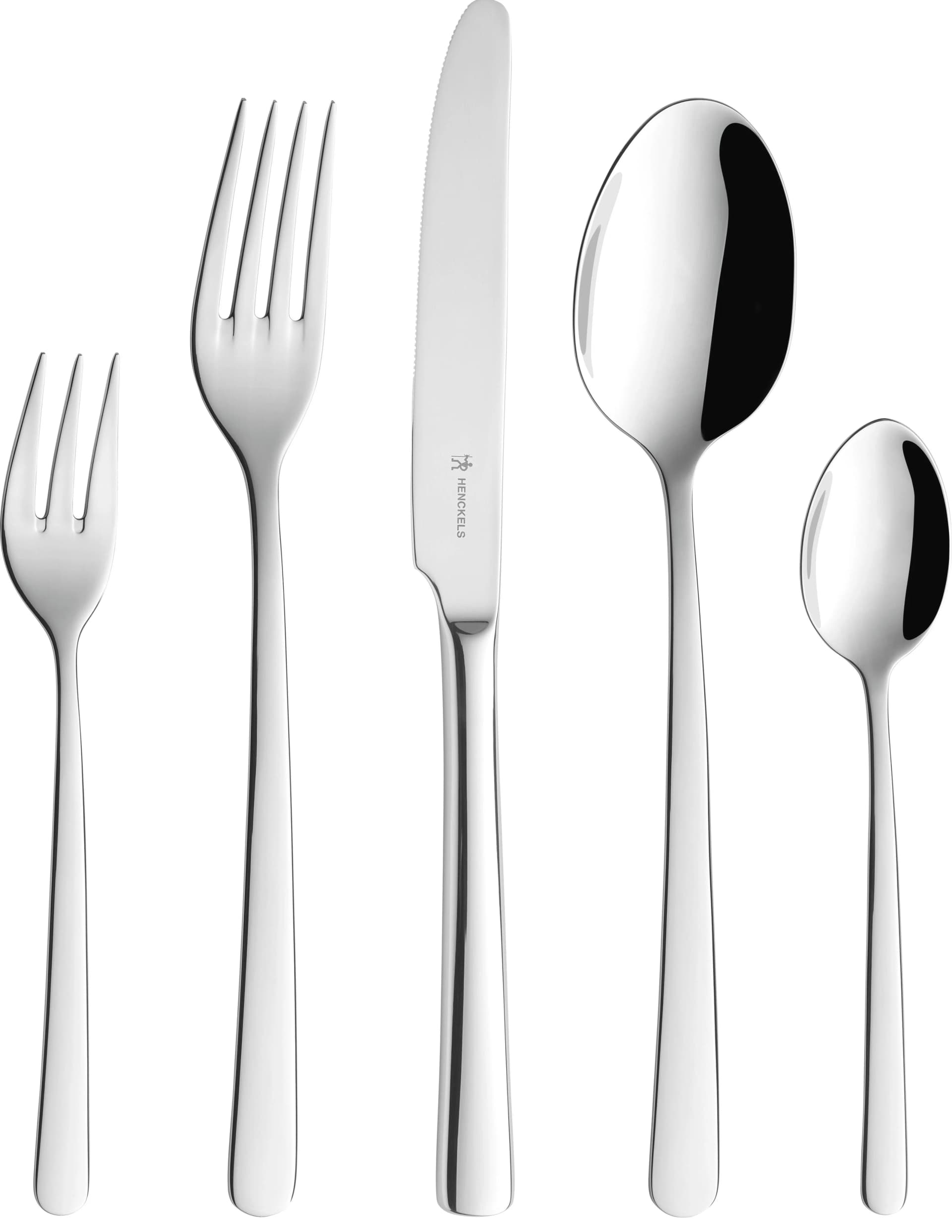 Besteck-Set HENCKELS BY ZWILLING "Serenity" Silberfarben 60 Teile