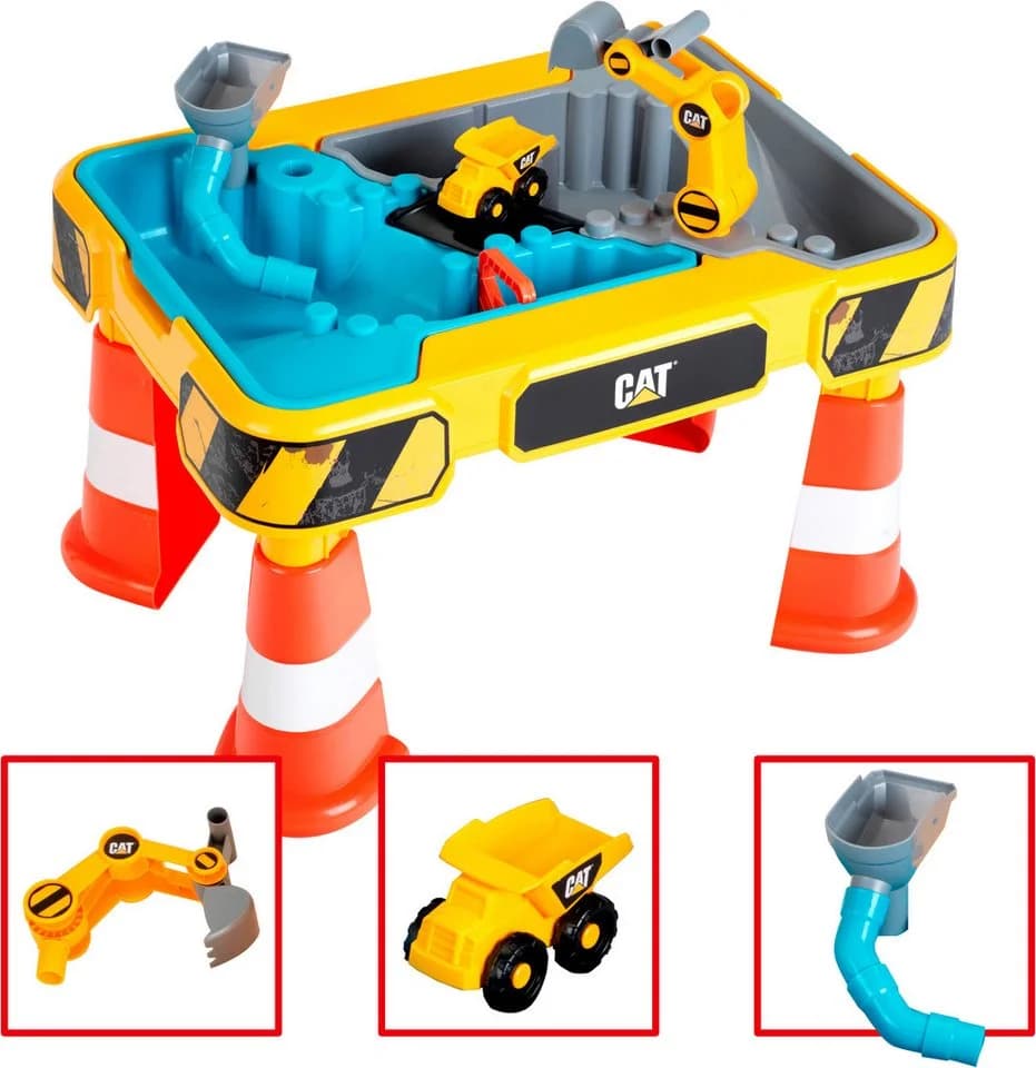 Klein Spieltisch CAT, Sand- und Wasserspieltisch Bunt