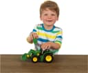 Klein Spielzeug-Traktor John Deere mit Frontlader Grün Bild 1