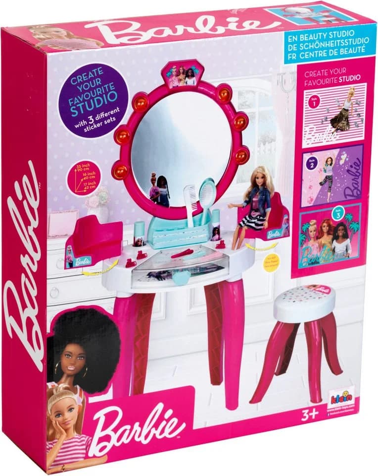 KLEIN Schminktisch Barbie Schönheitsstudio Bunt - Bild 5