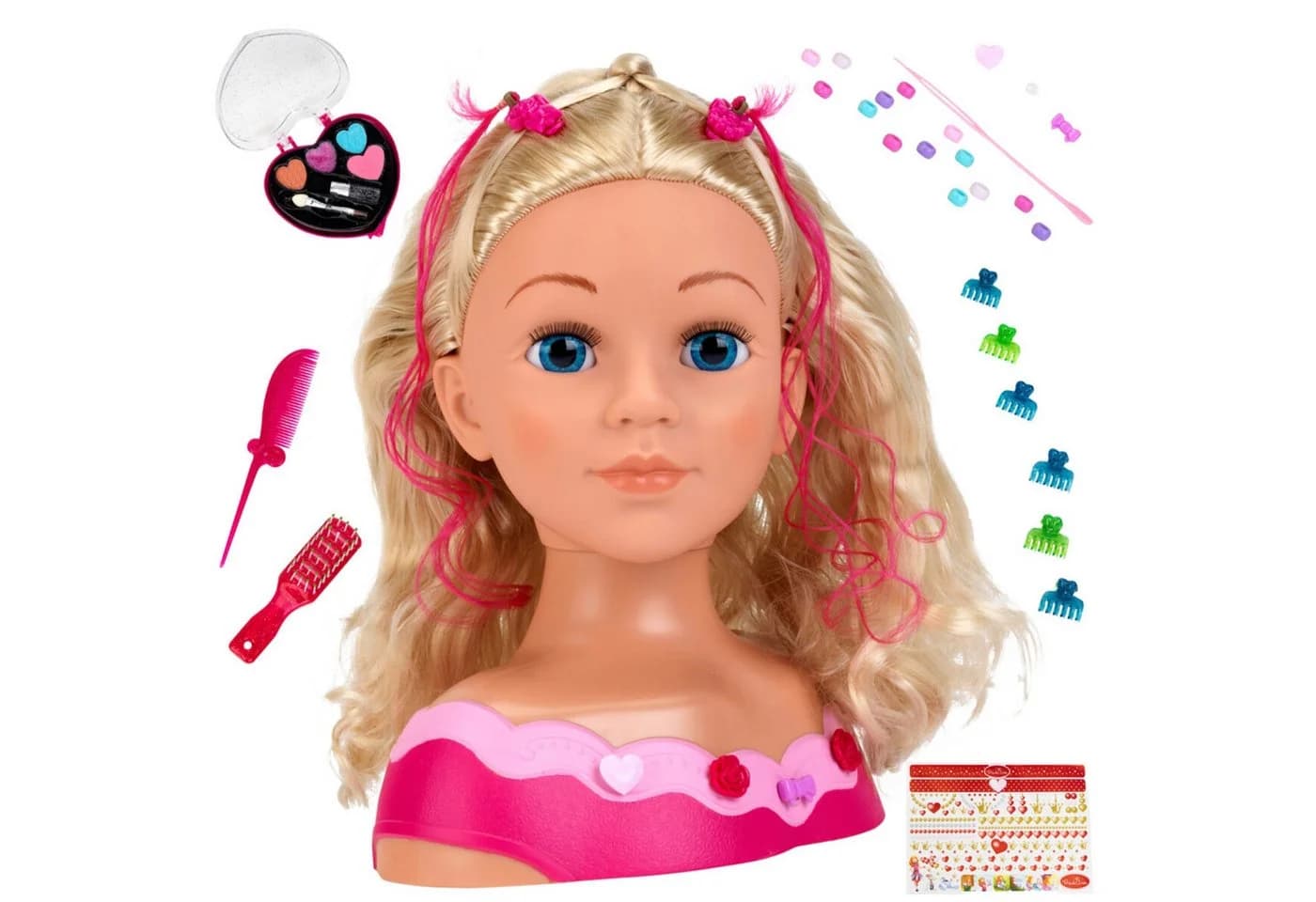 Theo Klein Schminkkopf Princess Coralie Emma Rosa/Weiss - Bild 4
