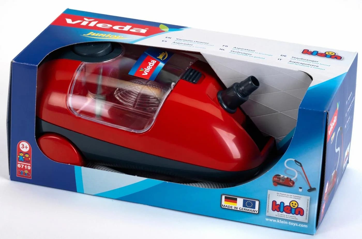 Klein Kinder-Staubsauger Vileda Design Rot mit Sound - Bild 3