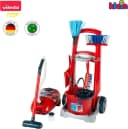 KLEIN Kinder-Putzwagen Vileda mit Staubsauger rot Bild 1