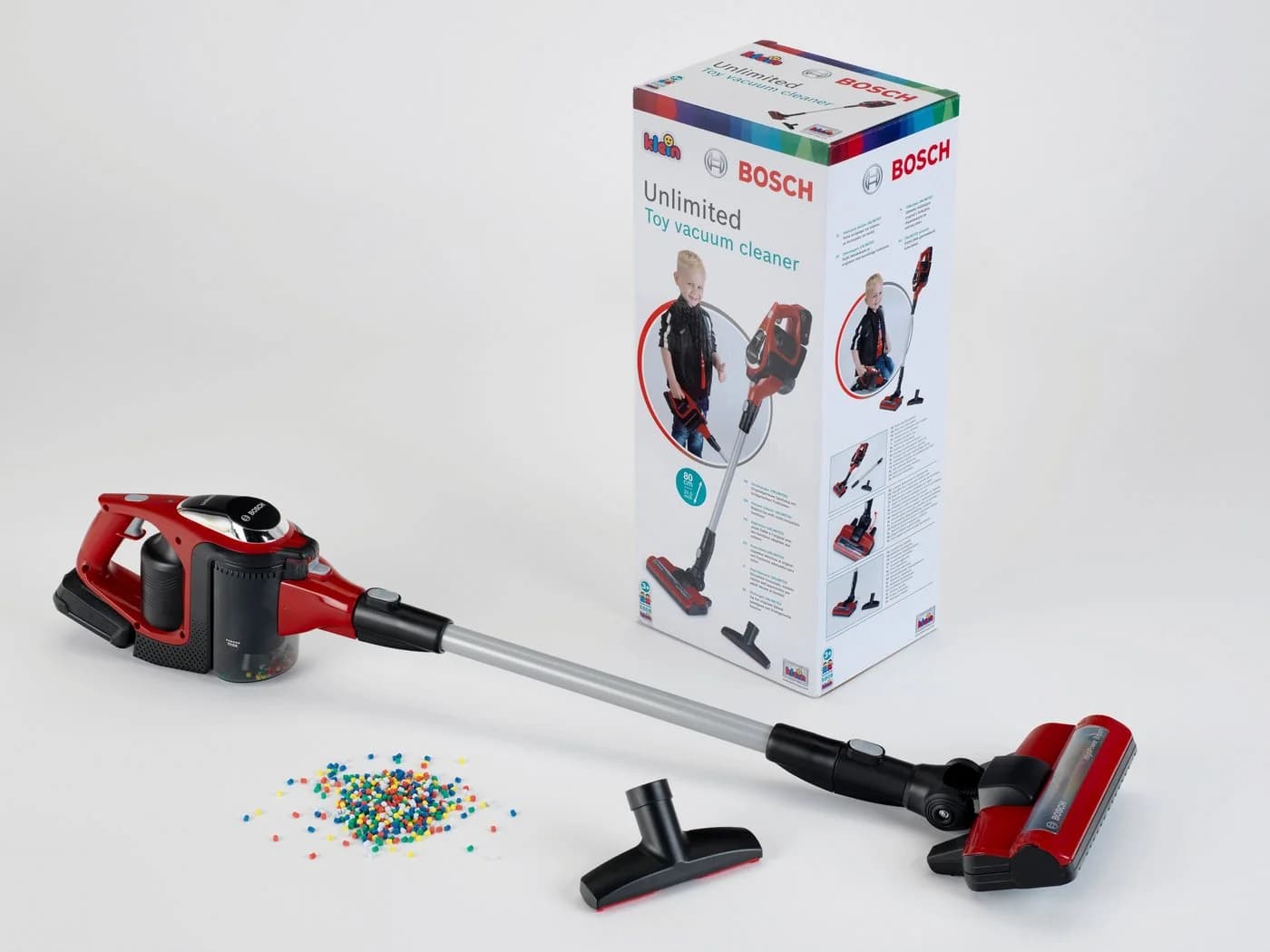 KLEIN Kinder-Staubsauger Bosch Unlimited Rot Spielzeug - Bild 2