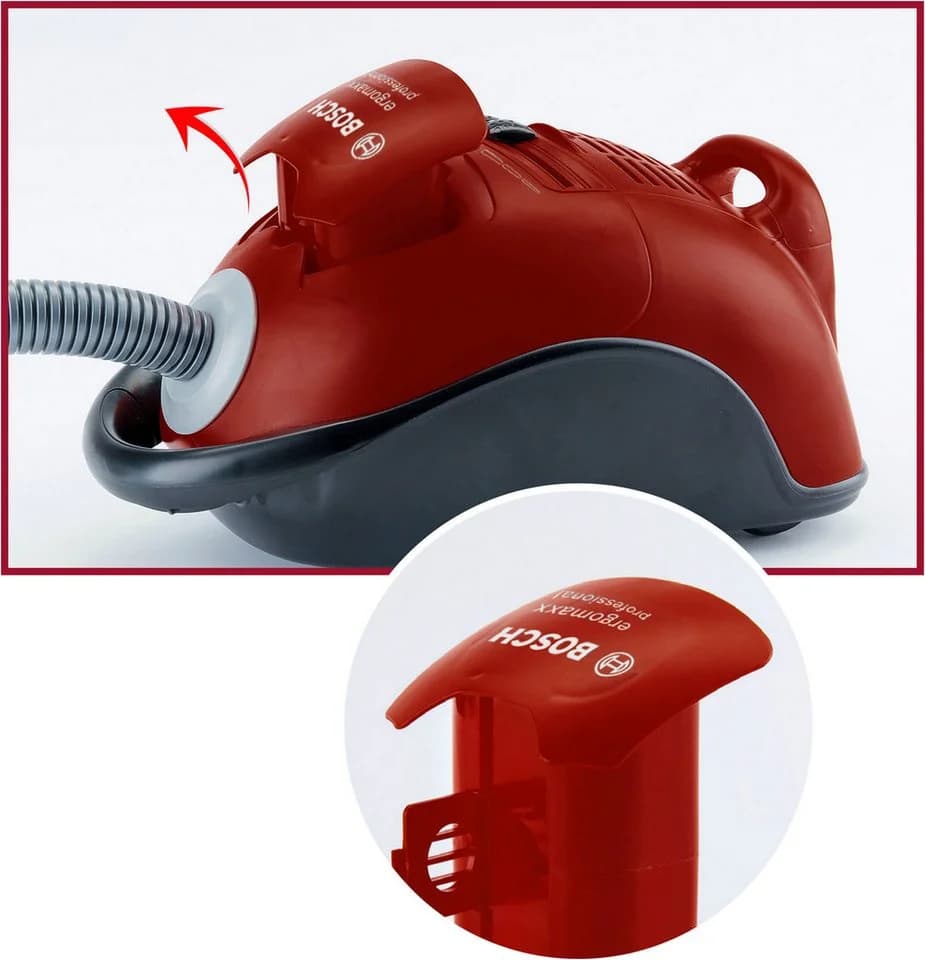 Klein Kinder-Staubsauger Bosch Design Rot mit Sound - Bild 5