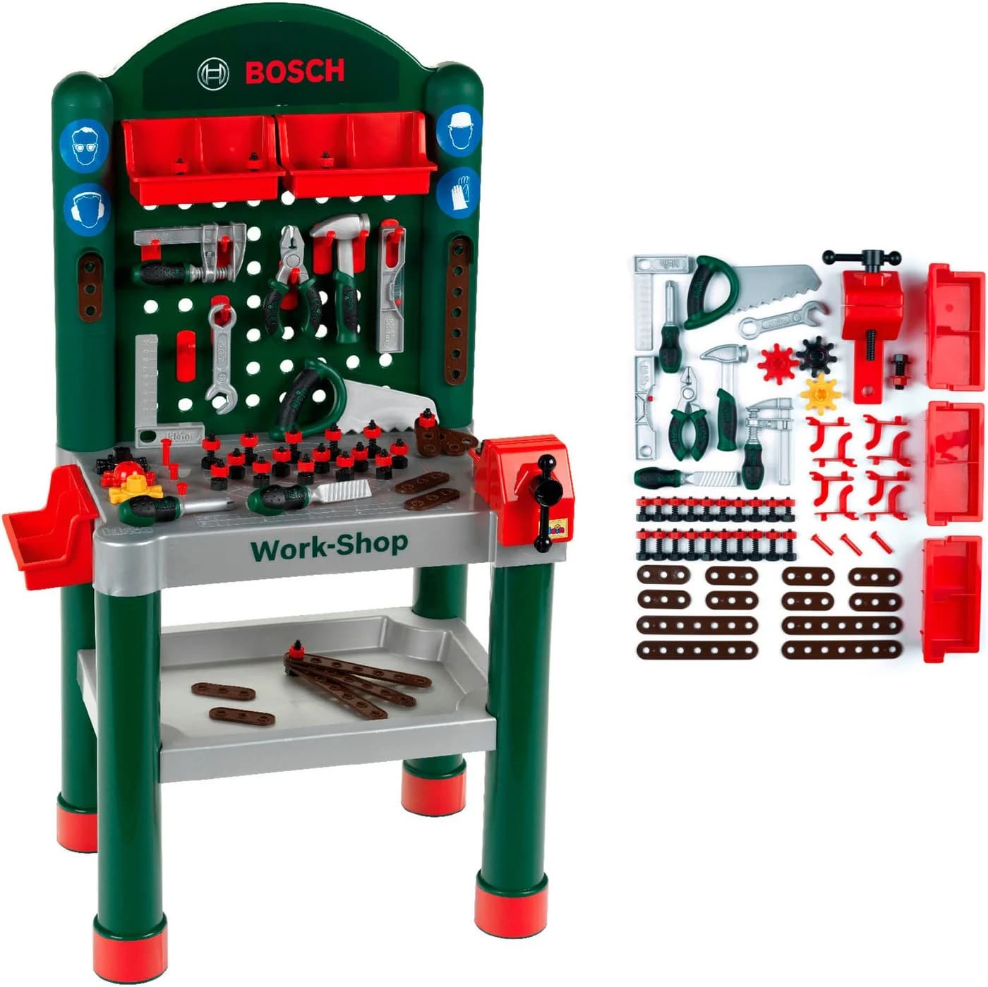 KLEIN Spielwerkbank BOSCH-Work-Shop Bunt Rollenspielzeug - Bild 2
