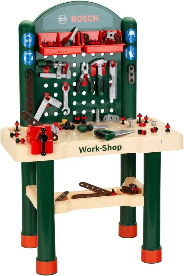 Klein Spielwerkbank Bosch Work-Shop Bunt 82-tlg. - Bild 2