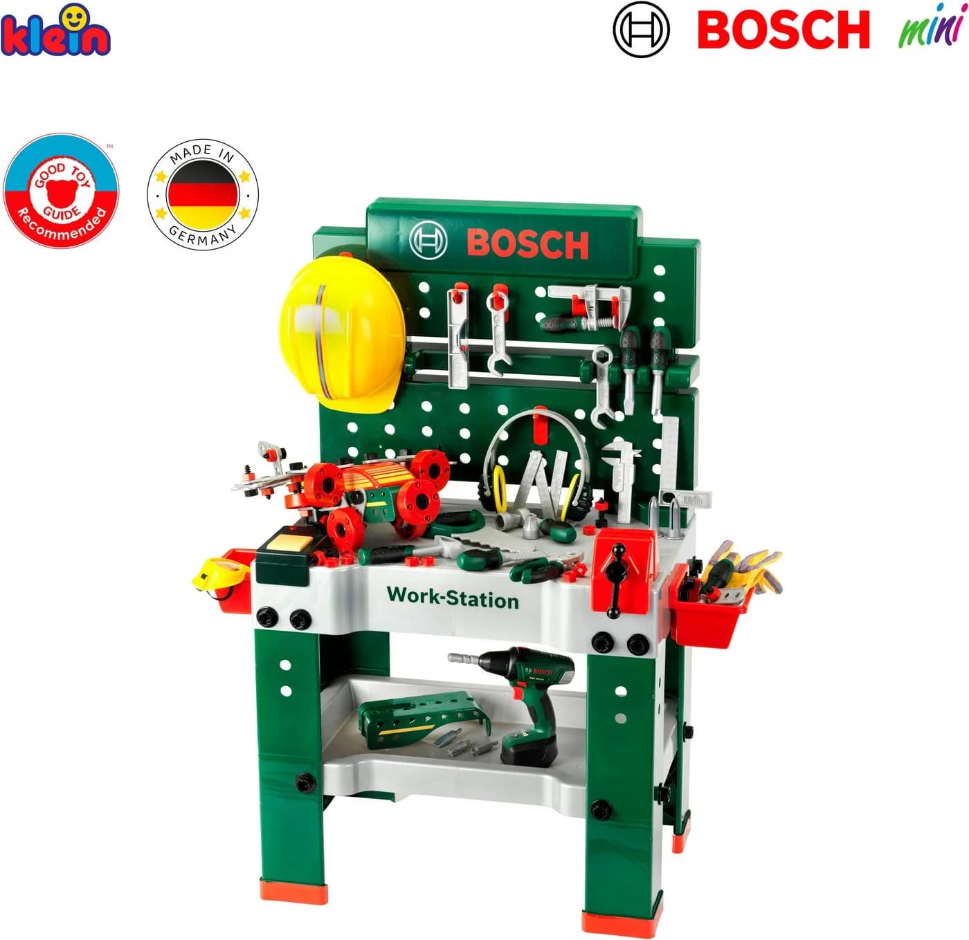 Klein Spielwerkbank Bosch No.1 2016 mit Sound und Zubehör Bunt