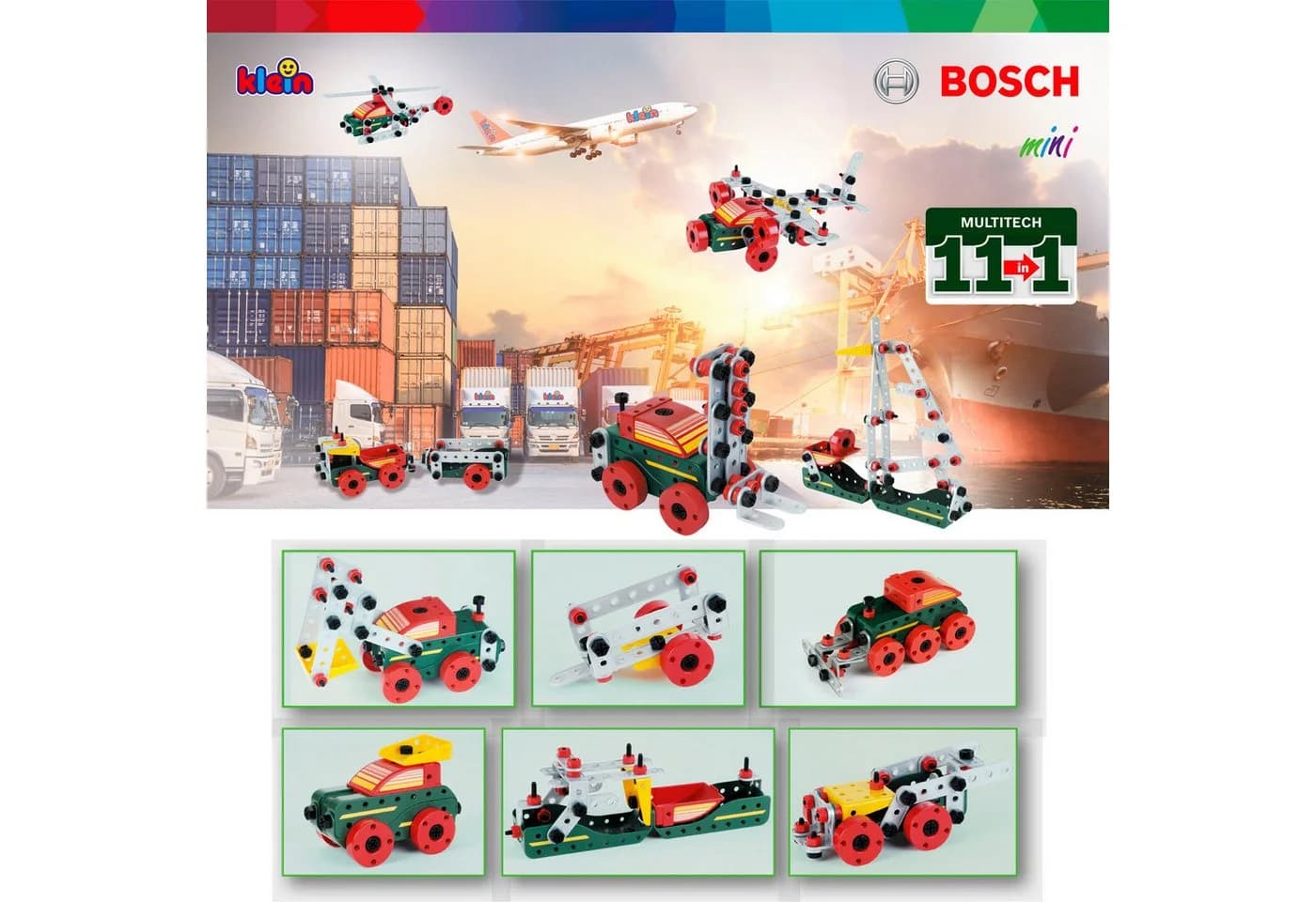 Klein Spielwerkbank Bosch No.1 2016 mit Sound und Zubehör Bunt - Bild 4