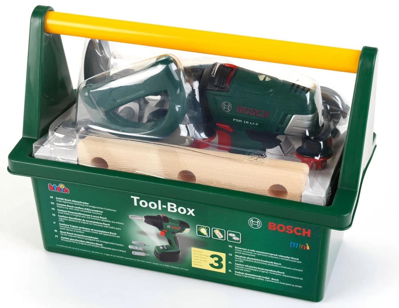 Klein Spielwerkzeugkoffer Bosch Werkzeug-Box Grün
