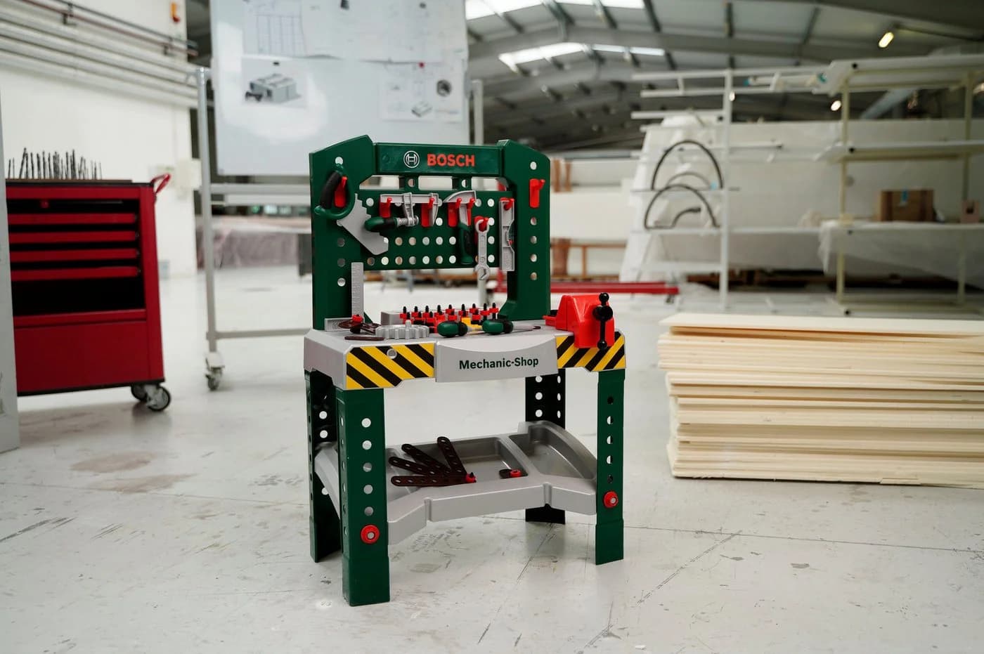 Klein Spielwerkbank BOSCH Made in Germany Bunt