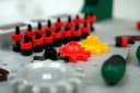 Klein Spielwerkbank BOSCH Made in Germany Bunt Bild 3