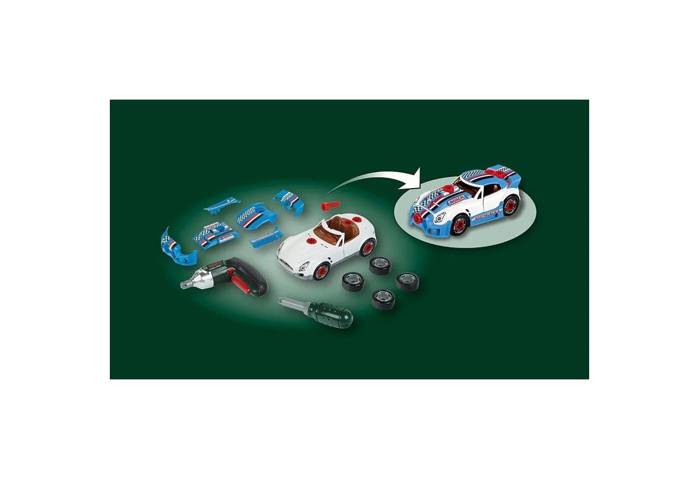 Theo Klein Spiel-Werkzeugstation 8668 BOSCH Car Tuning Set