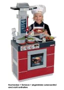 KLEIN Spielküche MIELE rot/grau mit Zubehör Bild 1