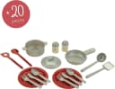 KLEIN Spielküche MIELE rot/grau mit Zubehör Bild 4