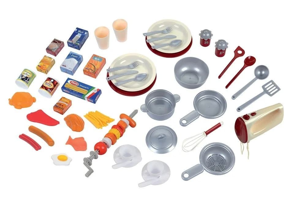 KLEIN Spielküche Miele Nr. 1 Rot mit Zubehör - Bild 3