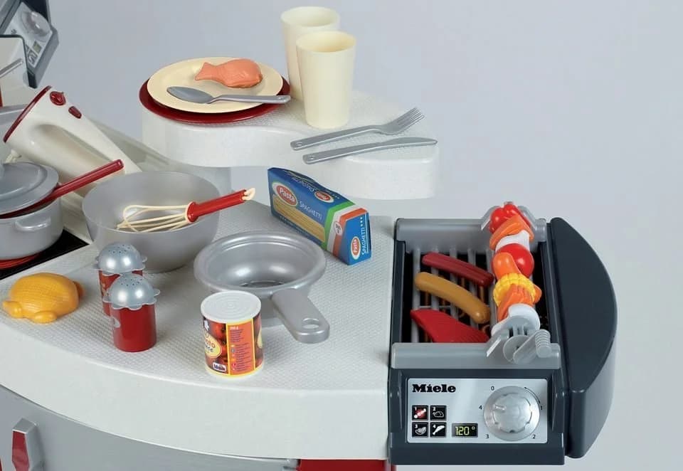 KLEIN Spielküche Miele Nr. 1 Rot mit Zubehör - Bild 5